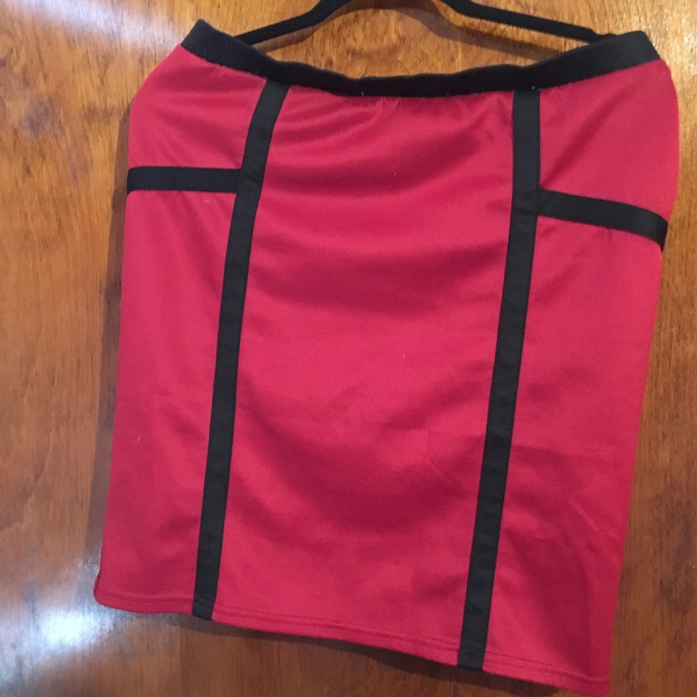Red Pencil Skirt